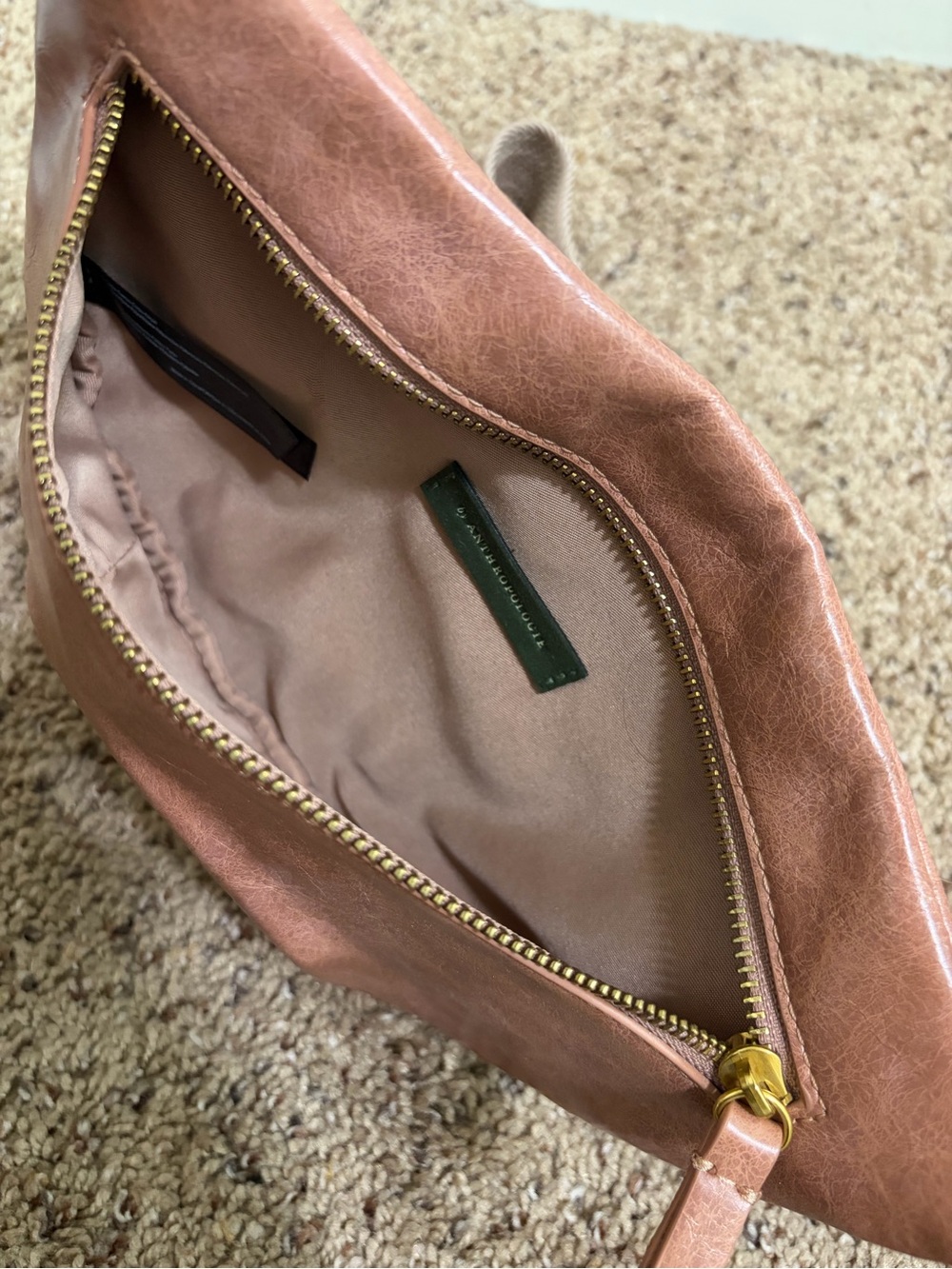 Anthropologie Ada Convertible Belt Bag, Rose Pink, New with Tags - Picture 3 of 4